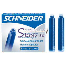 Naboje do piór SHNEIDER krótkie op/6szt