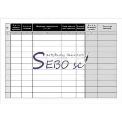 Ewidencja wyposażenia A5