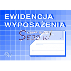 Ewidencja wyposażenia A5